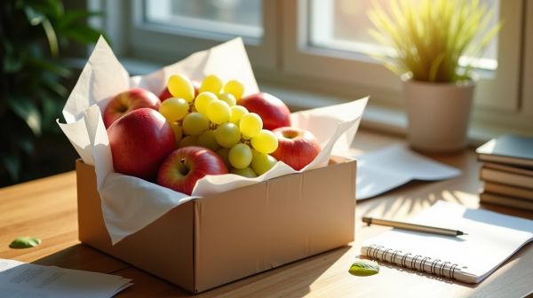 Comment profiter d'une livraison de fruits au bureau ?