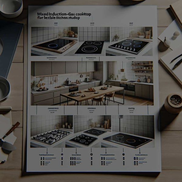 Comment choisir une plaque de cuisson mixte induction-gaz pour une cuisine flexible ?