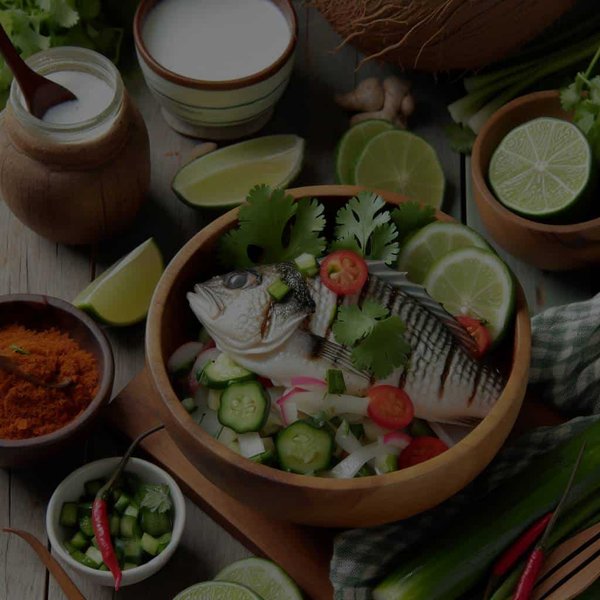 Comment préparer un ceviche de bar à la coriandre fraîche et au lait de coco ?